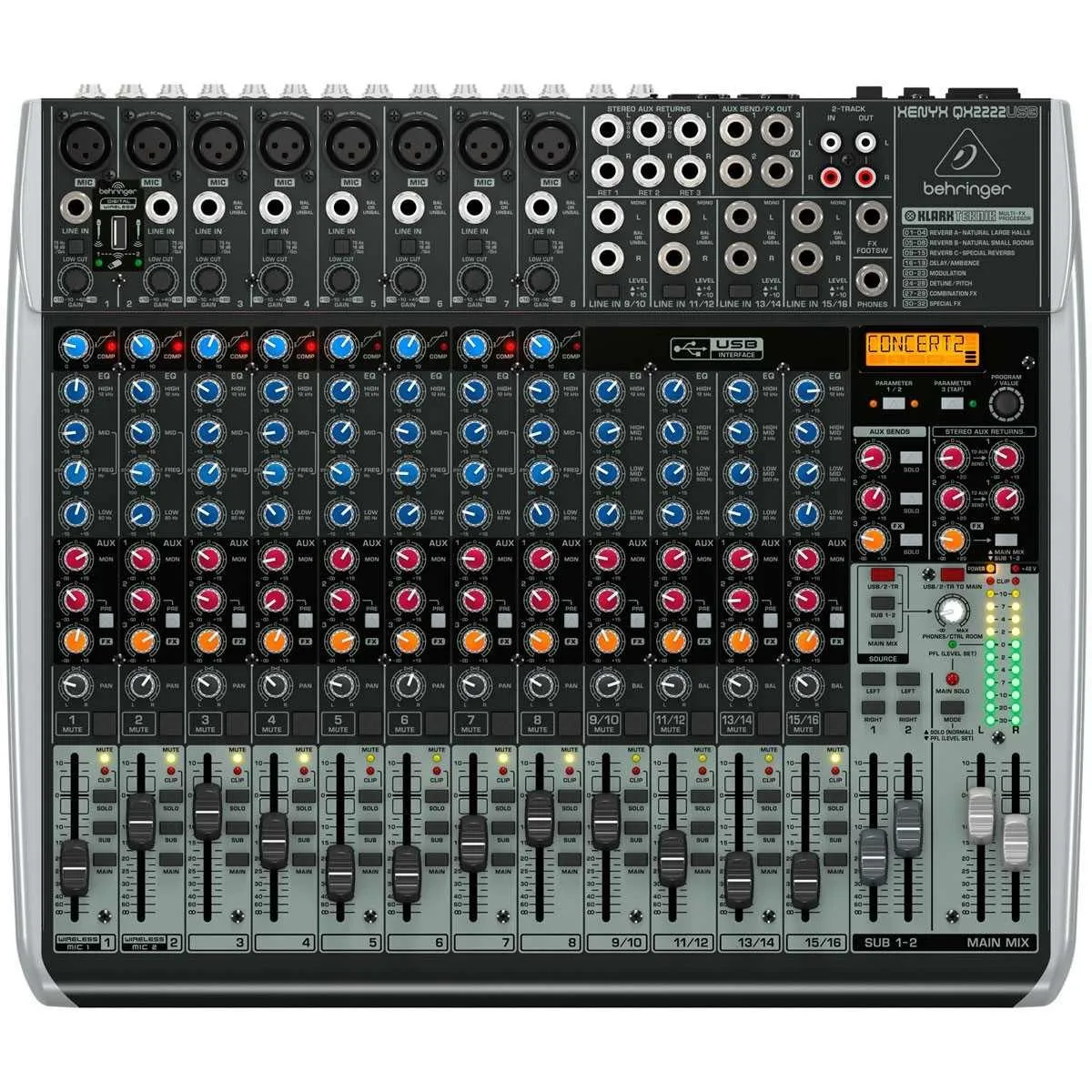 Mesa de Som Xenyx QX-2222USB - Behringer