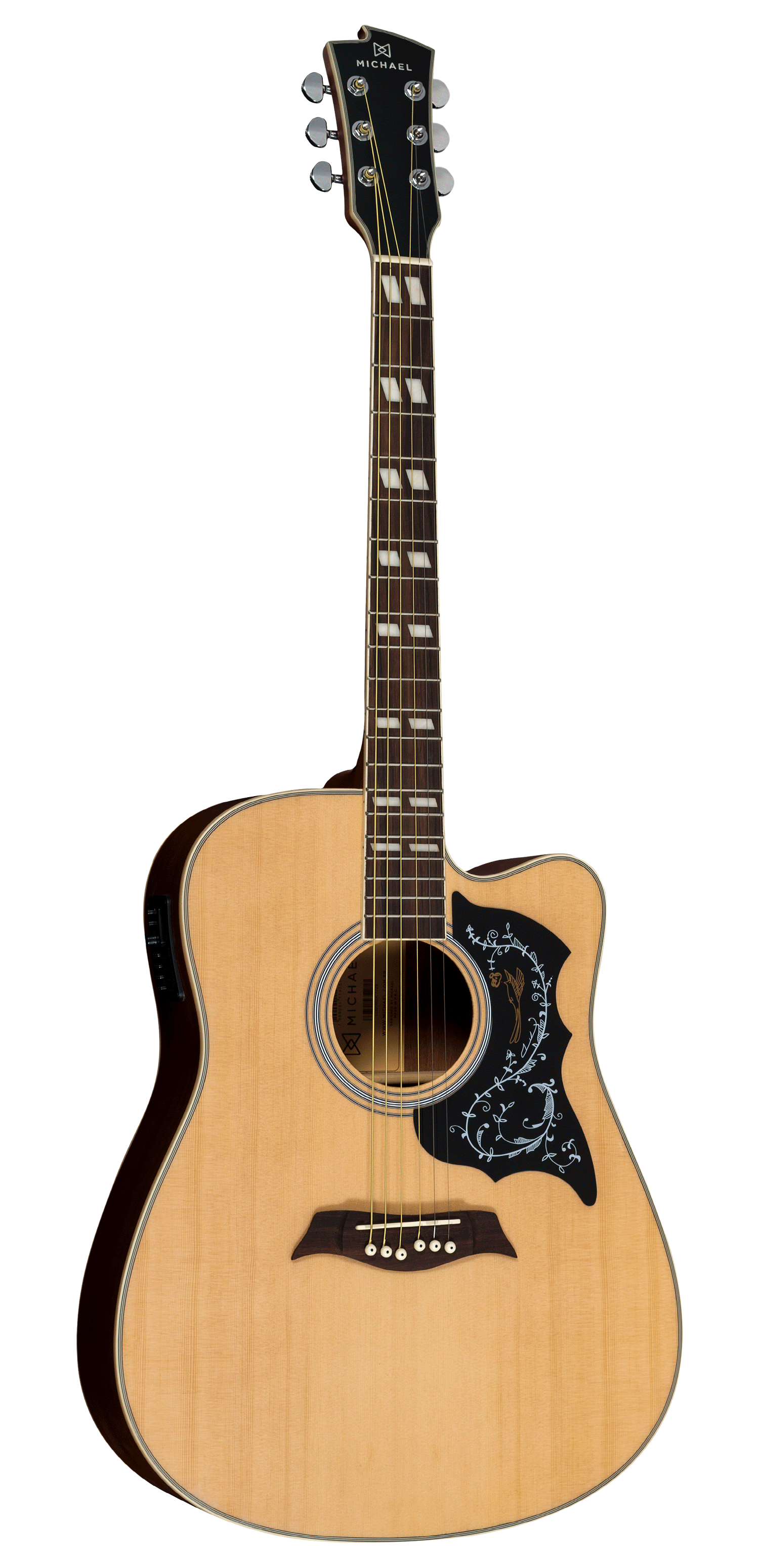 Violão Michael Galaxy Folk Elétrico VM925...